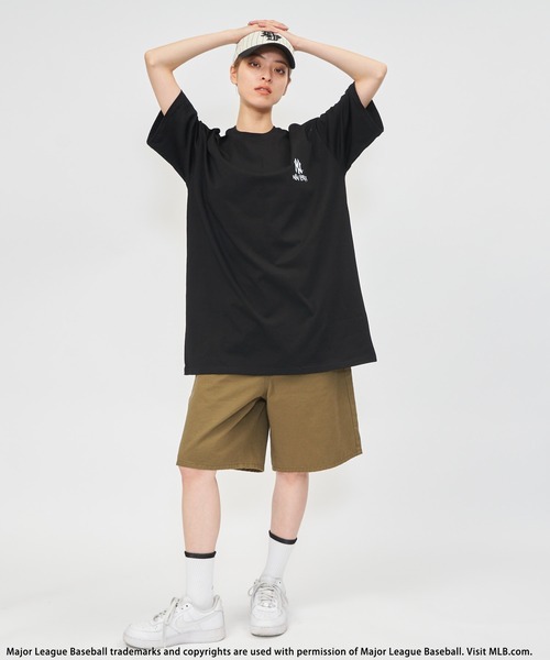BACK TO THE FIELD（バック トゥー ザ フィールド）の「【MLB】Handｗritten styleロゴTシャツ（Tシャツ/カットソー・レディース・ホワイト/ブラック/グリーン・FREE）」の13枚目の写真