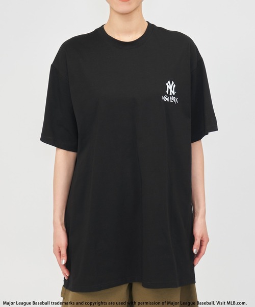 BACK TO THE FIELD（バック トゥー ザ フィールド）の「【MLB】Handｗritten styleロゴTシャツ（Tシャツ/カットソー・レディース・ホワイト/ブラック/グリーン・FREE）」の16枚目の写真