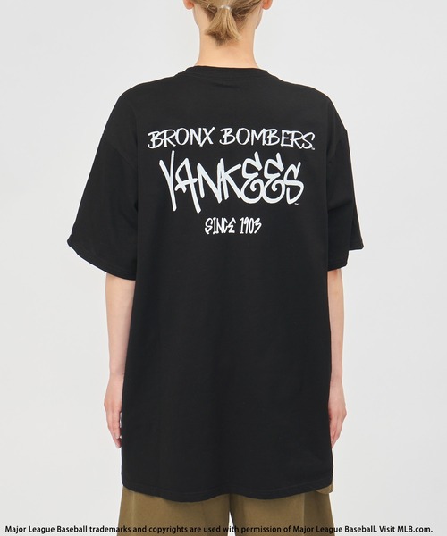 BACK TO THE FIELD（バック トゥー ザ フィールド）の「【MLB】Handｗritten styleロゴTシャツ（Tシャツ/カットソー・レディース・ホワイト/ブラック/グリーン・FREE）」の18枚目の写真