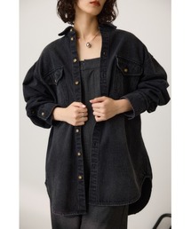 crie conforto | ボーイフレンドデニムシャツ(シャツ/ブラウス)