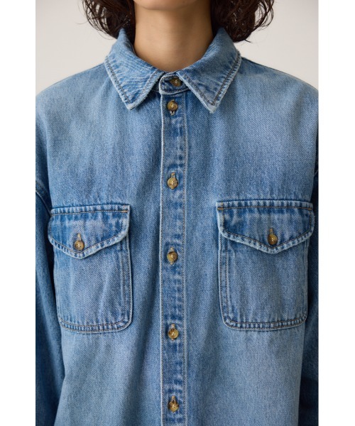 crie conforto ボーイフレンドデニムシャツ セール】ボーイフレンドデニムシャツ（シャツ/ブラウス）｜crie
