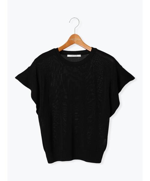 Lugnoncure（ルノンキュール）の「フレアスリーブニット（ニット/セーター・レディース・オレンジ/オフホワイト/ブラック/ブルー/ネイビー・F）」の22枚目の写真