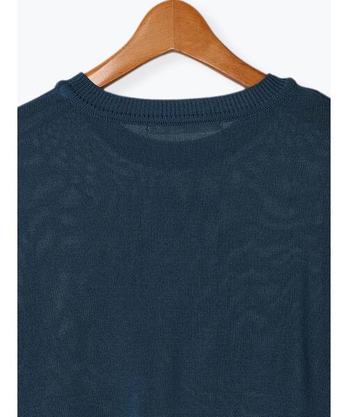 Lugnoncure（ルノンキュール）の「フレアスリーブニット（ニット/セーター・レディース・オレンジ/オフホワイト/ブラック/ブルー/ネイビー・F）」の18枚目の写真