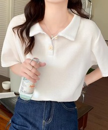 ワッフルポロシャツ