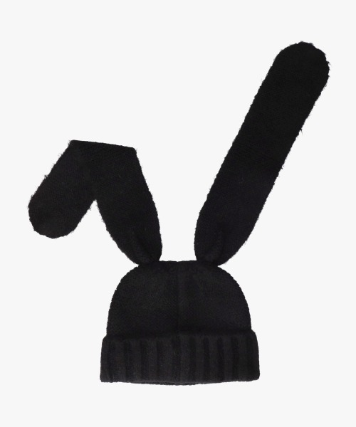 OVERRIDE（オーバーライド）の「OVERRIDE  KNIT FLUFFY BUNNY WATCH SGP / オーバーライド（ニットキャップ/ビーニー・レディース・ピンク/ブラック/グレー・57~59cm）」の10枚目の写真