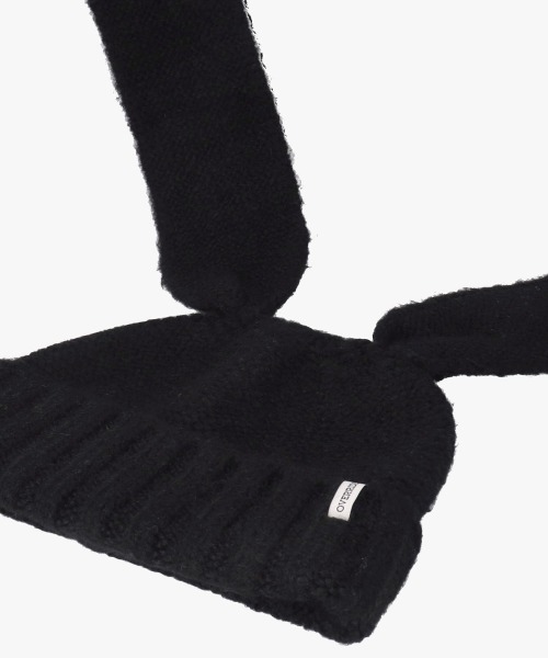OVERRIDE（オーバーライド）の「OVERRIDE  KNIT FLUFFY BUNNY WATCH SGP / オーバーライド（ニットキャップ/ビーニー・レディース・ピンク/ブラック/グレー・57~59cm）」の13枚目の写真