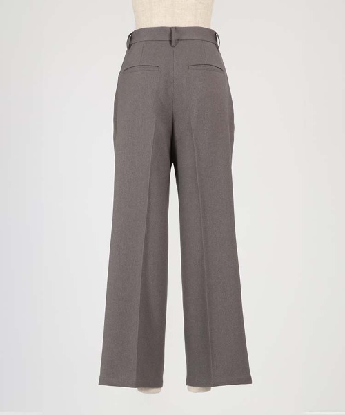 1chaku.（イッチャク）の「ベーシックタックスラックス（スラックス・レディース・モカ/ダークベージュ/グレー/ネイビー/ブラック・マルチサイズ）」の15枚目の写真