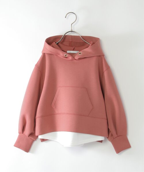 ikka(イッカ)の「【洗濯機で洗える/親子コーデ】GOKU楽ダンボールレイヤーパーカー(120~160cm)(パーカー・キッズ・ベージュ/モカ/レッド系その他・120/130/140/150/160)」の10枚目の写真