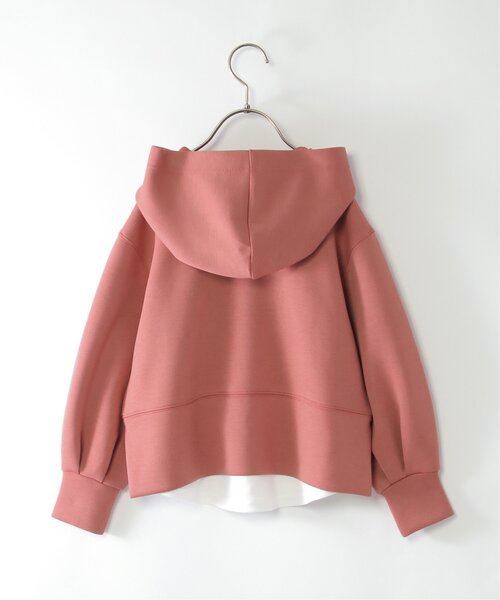 ikka(イッカ)の「【洗濯機で洗える/親子コーデ】GOKU楽ダンボールレイヤーパーカー(120~160cm)(パーカー・キッズ・ベージュ/モカ/レッド系その他・120/130/140/150/160)」の11枚目の写真