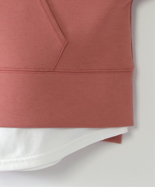 ikka(イッカ)の「【洗濯機で洗える/親子コーデ】GOKU楽ダンボールレイヤーパーカー(120~160cm)(パーカー・キッズ・ベージュ/モカ/レッド系その他・120/130/140/150/160)」の14枚目の写真