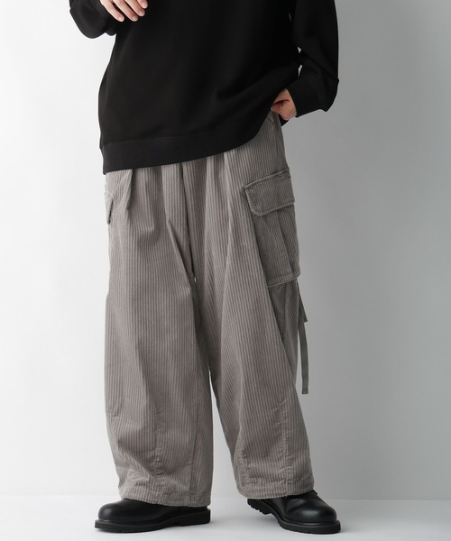 RAGEBLUE(レイジブルー)の「コーデュロイバギーカーゴパンツ/パラシュートパンツ(カーゴパンツ・メンズ・ブラック/ブラウン/グレー/ブラウン系その他・SMALL/MEDIUM/LARGE)」の6枚目の写真