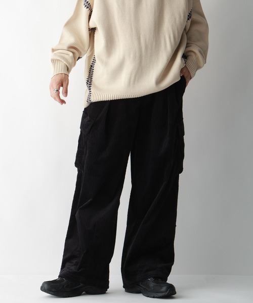 【新品未開封】ニコアンド　コーデュロイバギーカーゴパンツ/パラシュートパンツ コーデュロイバギーカーゴパンツ/パラシュートパンツ | [公式