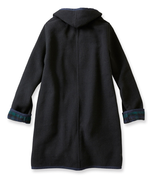 haco!（ハコ）の「ＳＨＥ　ＴＨＲＯＵＧＨ　ＳＥＡ　＃リバーシブルガウンフードコート（その他アウター・レディース・ブラック×グリーン・LARGE/2T/X-LARGE/MEDIUM/SMALL）」の7枚目の写真