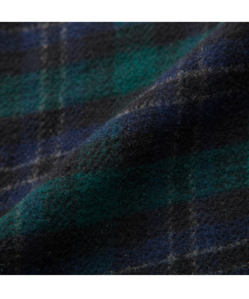 haco!（ハコ）の「ＳＨＥ　ＴＨＲＯＵＧＨ　ＳＥＡ　＃リバーシブルガウンフードコート（その他アウター・レディース・ブラック×グリーン・LARGE/2T/X-LARGE/MEDIUM/SMALL）」の11枚目の写真