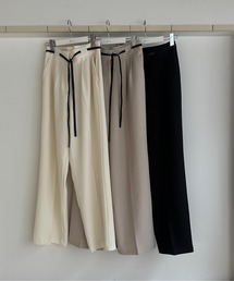 waist accent straight pants / ウエストアクセントストレートパンツ