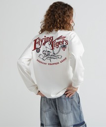 AVIREX（アヴィレックス）の「《WEB＆DEPOT限定》MILITARY MOTIF LONG SLEEVE T-SHIRT / ミリタリーモチーフ 長袖 Tシャツ（Tシャツ/カットソー）」