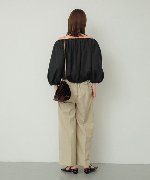 SENSE OF PLACE by URBAN RESEARCH（センスオブプレイスバイアーバンリサーチ）の「ベロアバッグ（ハンドバッグ・レディース・マスタード/パープル/ブラウン・ONE）」の9枚目の写真