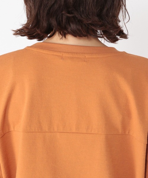 studio CLIP（スタディオクリップ）の「【UVカット】バックパネルスリーブプルオーバー（Tシャツ/カットソー・レディース・オレンジ/ブラック/ライトベージュ・FREE）」の16枚目の写真