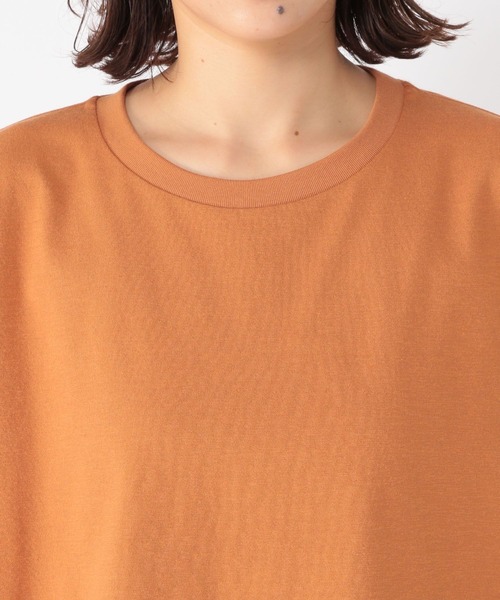 studio CLIP（スタディオクリップ）の「【UVカット】バックパネルスリーブプルオーバー（Tシャツ/カットソー・レディース・オレンジ/ブラック/ライトベージュ・FREE）」の18枚目の写真