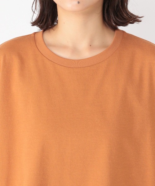 studio CLIP（スタディオクリップ）の「【UVカット】バックパネルスリーブプルオーバー（Tシャツ/カットソー・レディース・オレンジ/ブラック/ライトベージュ・FREE）」の13枚目の写真