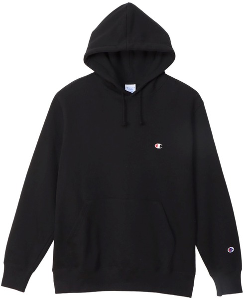 Champion（チャンピオン）の「Champion ワンポイントロゴパーカー（パーカー・メンズ・ホワイト/グリーン/オートミール/ネイビー/パープル/ブラック/杢グレー・M/L/XL）」の11枚目の写真