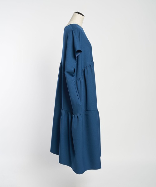 【セール】ウォームＰツイル ギャザーワンピース（ワンピース）｜gomme（ゴム）