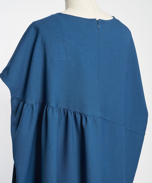 【セール】ウォームＰツイル ギャザーワンピース（ワンピース）｜gomme（ゴム）