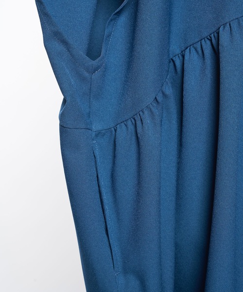 【セール】ウォームＰツイル ギャザーワンピース（ワンピース）｜gomme（ゴム）