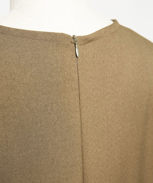 【セール】ウォームＰツイル ギャザーワンピース（ワンピース）｜gomme（ゴム）