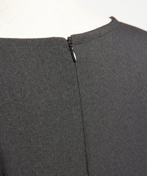 【セール】ウォームＰツイル ギャザーワンピース（ワンピース）｜gomme（ゴム）