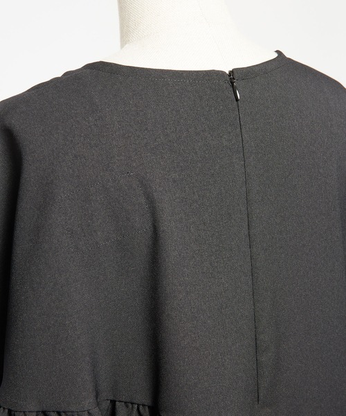 【セール】ウォームＰツイル ギャザーワンピース（ワンピース）｜gomme（ゴム）