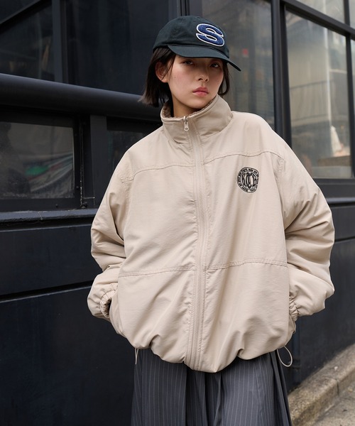 kutir（クティール）の「2way REVERSIBLE NYLON BOA BLOUSON