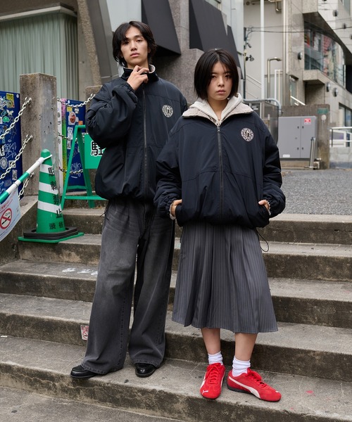 2way REVERSIBLE NYLON BOA BLOUSON／2wayリバーシブルナイロン