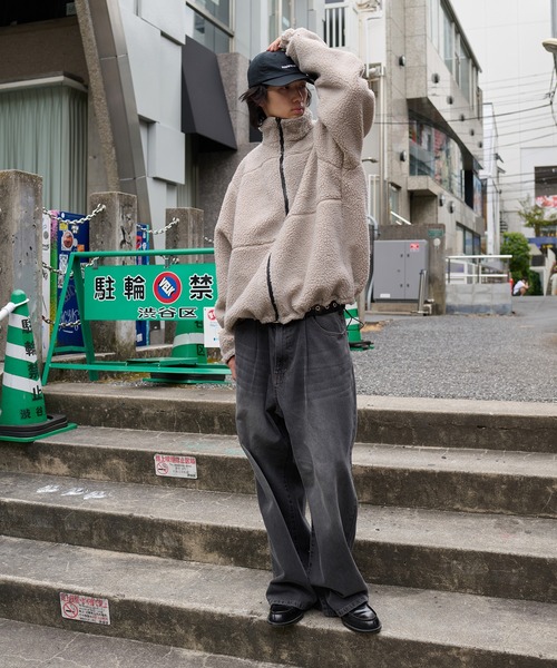 2way REVERSIBLE NYLON BOA BLOUSON／2wayリバーシブルナイロン