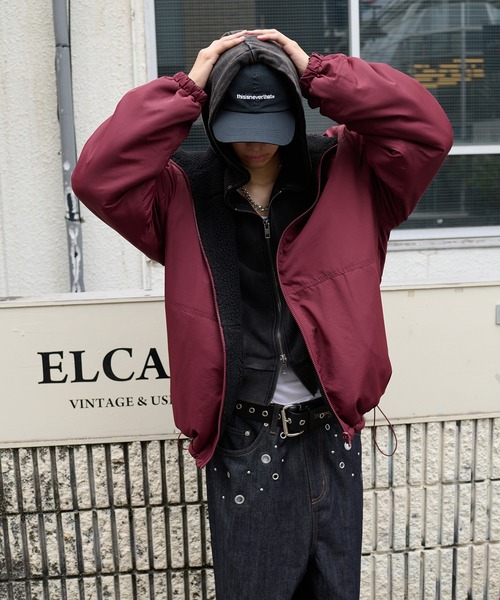 2WAY REVERSIBLE NYLON BOA BLOUSON／2wayリバーシブルナイロンボア