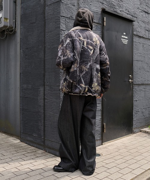 kutir（クティール）の「2WAY REVERSIBLE NYLON BOA BLOUSON／2wayリバーシブルナイロンボアブルゾン（ブルゾン・メンズ・ブラック系/グレイッシュベージュ/ネイビー/ブラック/チャコールグレー/ネイビー系/ライトグレー/カーキ/ボルドー/ベージュ/その他・SMALL/MEDIUM/LARGE/X-LARGE）」の12枚目の写真