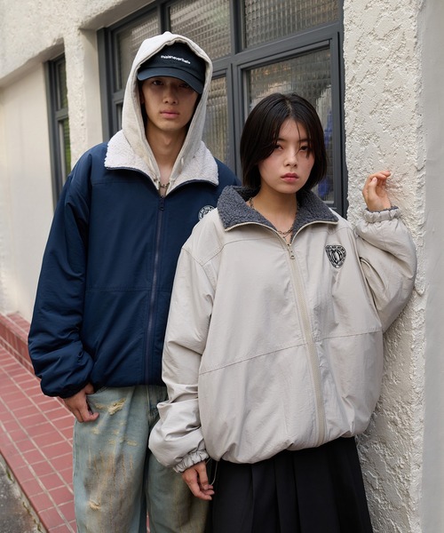 2WAY REVERSIBLE NYLON BOA BLOUSON／2wayリバーシブルナイロンボア 