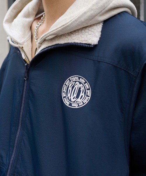 セール】2WAY REVERSIBLE NYLON BOA BLOUSON／2wayリバーシブル