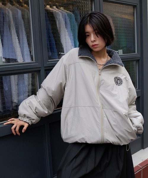 2way リバーシブル ナイロン✖️フリース ドラストブルゾン 2WAY】リバーシブルナイロンフリースブルゾン | イッカ(ikka) | マルイ