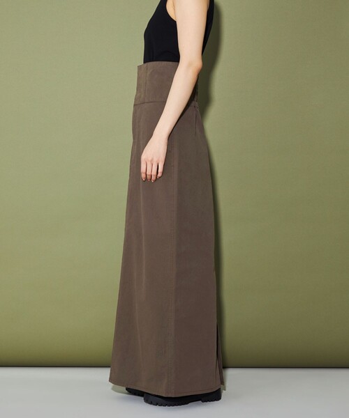 CITEN（シテン）の「＜CITEN＞ホックディテール ナロースカート（スカート・レディース・ブラウン/ブラック・S/M）」の11枚目の写真