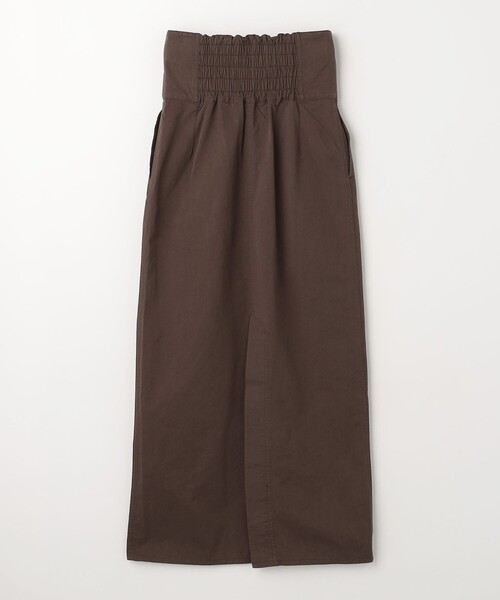 CITEN（シテン）の「＜CITEN＞ホックディテール ナロースカート（スカート・レディース・ブラウン/ブラック・S/M）」の14枚目の写真