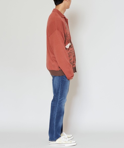 Kahiko（カヒコ）の「【Kahiko】SURF＆Palms メディナMEN'Sニットカーディガン（カーディガン/ボレロ・メンズ・ホワイト/チャコール/ネイビー/ブラウン・FREE）」の10枚目の写真