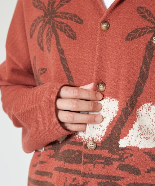 Kahiko（カヒコ）の「【Kahiko】SURF＆Palms メディナMEN'Sニットカーディガン（カーディガン/ボレロ・メンズ・ホワイト/チャコール/ネイビー/ブラウン・FREE）」の14枚目の写真