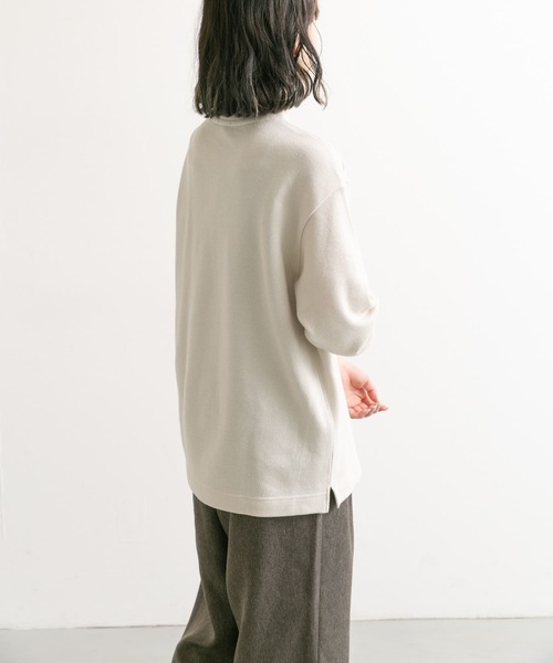 セール】『別注』LACOSTE×DOORS thick pique mock Long-Sleeve