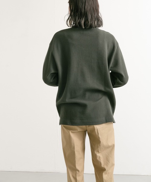 セール】『別注』LACOSTE×DOORS thick pique mock Long-Sleeve