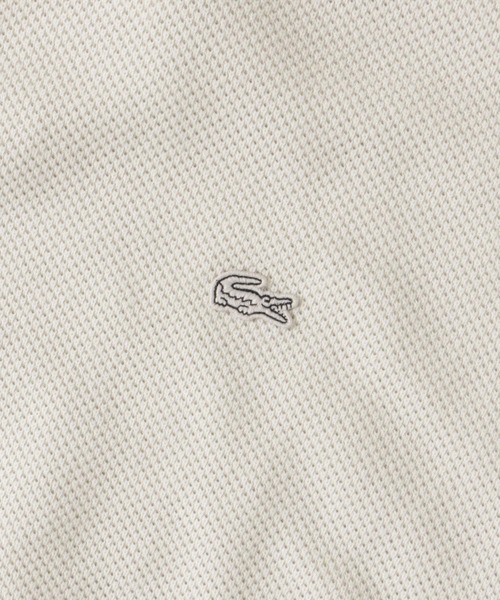 【LACOSTE×DOORS】『別注』mock Long-Sleeve セール】『別注』LACOSTE×DOORS thick pique mock Long-Sleeve