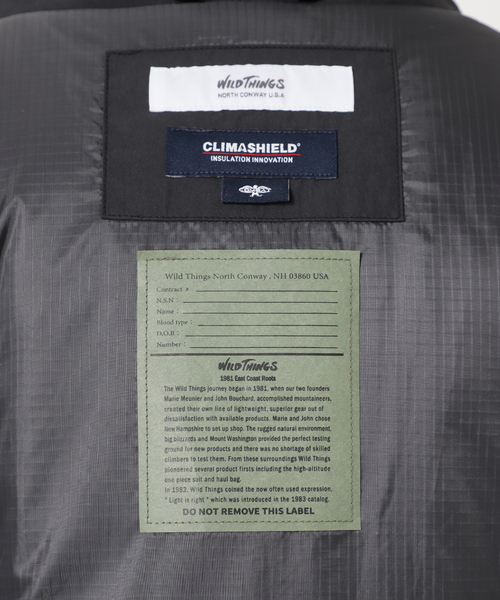 セール】WILD THINGS/ワイルドシングス MONSTER PERKA（ダウン