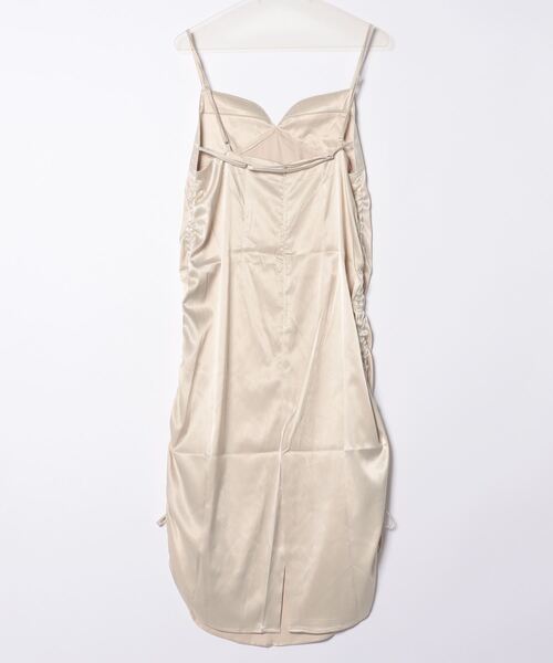 BARRETTA(バレッタ)の「サテンキャミワンピース(ワンピース・レディース・ブラック/アイボリー・FREE)」の3枚目の写真