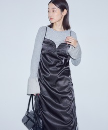 BARRETTA | サテンキャミワンピース(ワンピース)