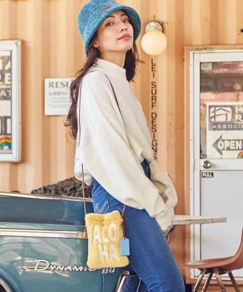 Kahiko（カヒコ）の「【Kahiko】フアロハミニショルダーバッグ（ショルダーバッグ・レディース・ターコイズブルー/ベージュ/パープル/イエロー/ホワイト・FREE）」の12枚目の写真